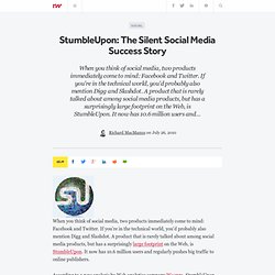 StumbleUpon: The Silent Social Media Success Story