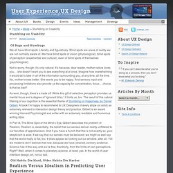 Stumbling on Usability - Ideas - User Experience - UX Design
