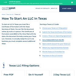 Stumped? How to Form a Texas LLC the Easy Way