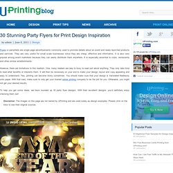 30 Stunning Party Flyers for Print Design Inspiration