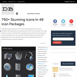 750+ Stunning Icons In 49 Icon Packages