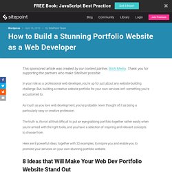 How to Build a Stunning Portfolio Website as a Web Developer