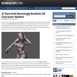 21 Raw and Stunningly Realistic 3D Character Models