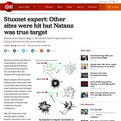 Stuxnet expert: Other sites were hit but Natanz was true target