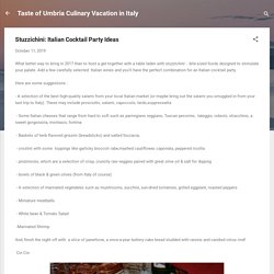 Stuzzichini: Italian Cocktail Party Ideas