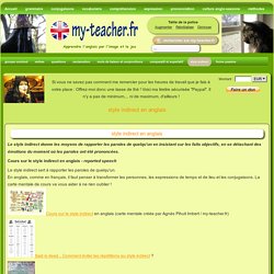 style indirect lesson and exercises