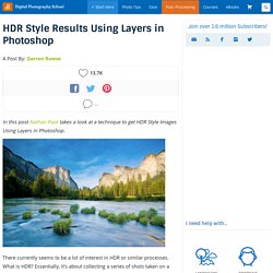HDR Style Results Using Layers in Photoshop