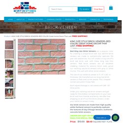 Buy Red Brick for Wall Decor