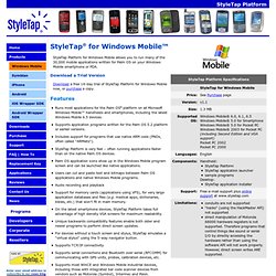 Platform – Symbian Product Information