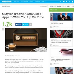 5 Stylish iPhone Alarm Clock Apps to Wake You Up On Time