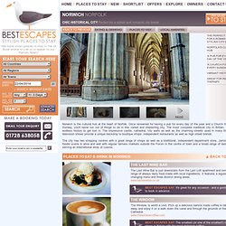 Stylish places to eat and drink in Norwich, Norfolk, Stylish places to visit in Norwich, Norfolk