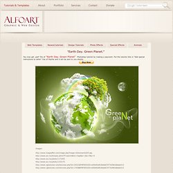 How to create a cool and stylish Green Web Design in Photoshop from scretch. Get web design templates, psd files