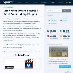 WordPress YouTube Gallery Plugin Options: 10 Creative Solutions