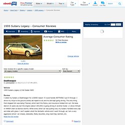 1995 Subaru Legacy Consumer Reviews