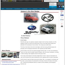 Subaru's Six-Star Badge