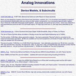 Subcircuits Page