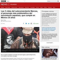 Las 3 vidas del subcomandante Marcos, el personaje más emblemático del movimiento zapatista, que cumple en México 25 años