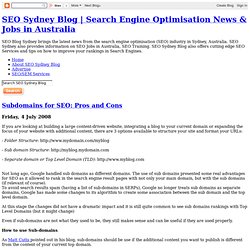 Search Engine Optimisation News & Jobs in Australia