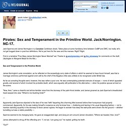 subduction: Pirates: Sex and Temperament in the Primitive World. Jack/Norrington. NC-17.