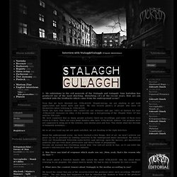 MORTEM ZINE - WEBZINE OF ARCANE MUSIC SUBGENRES from Czech Republic - ENGLISH - Interview with Stalaggh/Gulaggh