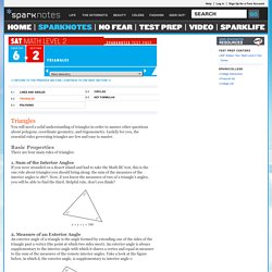 SAT Subject Test: Math Level 2: Triangles