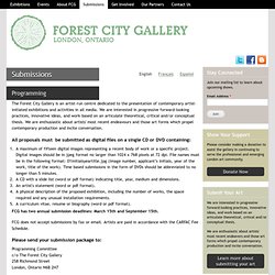 Forest City Gallery - London Ontario