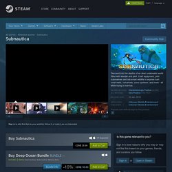 Save 30% on Subnautica on Steam