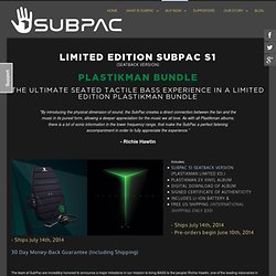 SubPac S1 Plastikman Limited Ed. Bundle