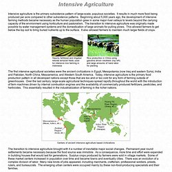 subsistence agriculture pearltrees intensive