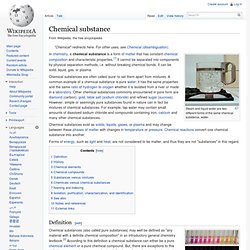 Chemical substance