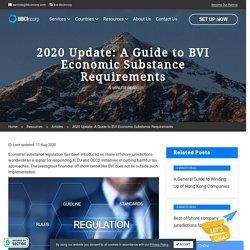 2020 Update: A Guide to BVI Economic Substance Requirements