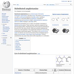 Substituted amphetamine