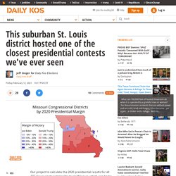 This suburban St. Louis district hosted one of the closest presidential contests we've ever seen