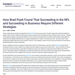 How Brad Pyatt Found That Succeeding in the NFL and Succeeding in Business Require Different Strategies - iCrowdMarketing