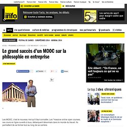 Le grand succès d'un MOOC sur la philosophie en entreprise
