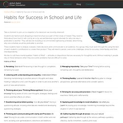 Habits for Success in School and Life