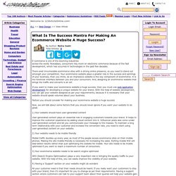 Web Application Development - A sure shot to promote your ecommerce business