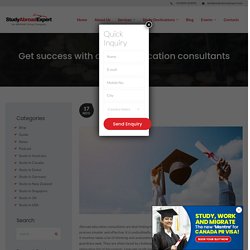 Get success with abroad education consultants