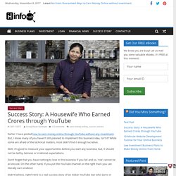Success Story of A Housewife who Earned Crores through YouTube