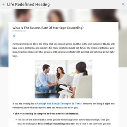 What Is The Success Rate Of Marriage Counseling?