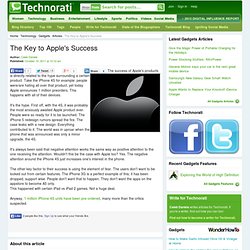 The Key to Apple's Success - Technorati Gadgets
