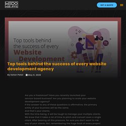 Top Tools Behind the Success of Every Website Development Agency