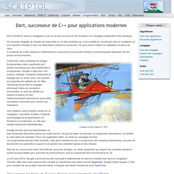Dart, successeur de C++ pour applications modernes