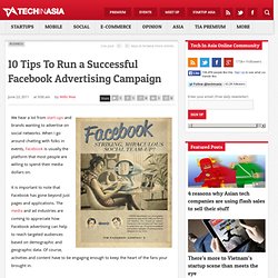 10 Tips To Run a Successful Facebook Advertising Campaign