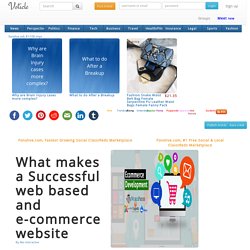 What makes a Successful web based and e-commerce website