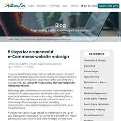 5 Steps for a successful e-Commerce website redesign