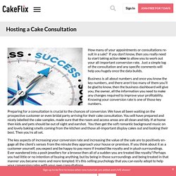 Hosting a Successful Cake Consultation - CakeFlix