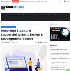 Important Steps of a Successful Website Design & Development Process