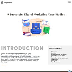 9 Successful Digital Marketing Case Studies