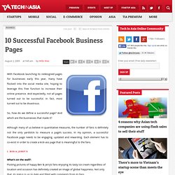 10 Successful Facebook Business Pages